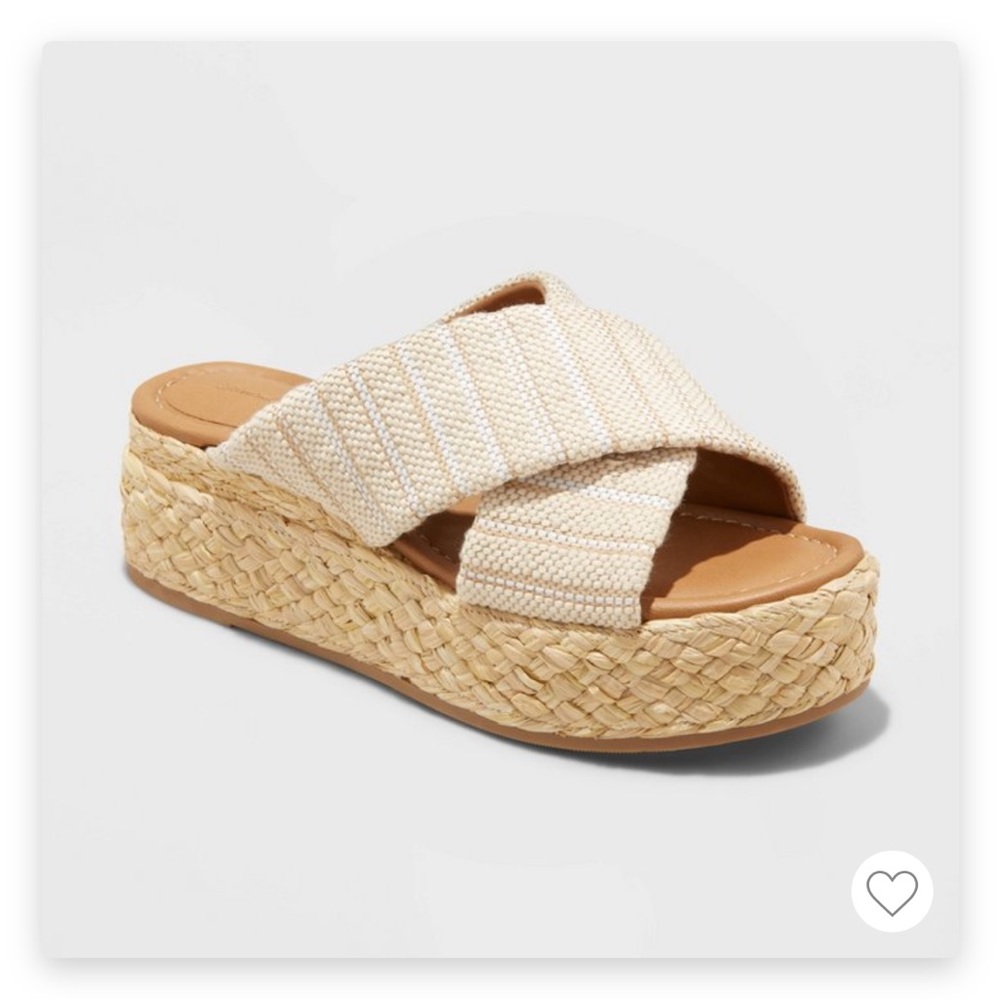 NWT Target platform sandals womens (Desi wedge sandals)